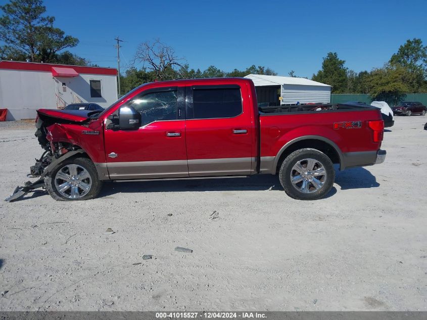 2019 FORD F-150 KING RANCH - 1FTEW1E4XKFB77239