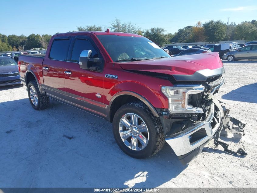 VIN 1FTEW1E4XKFB77239 2019 Ford F-150, King Ranch no.1