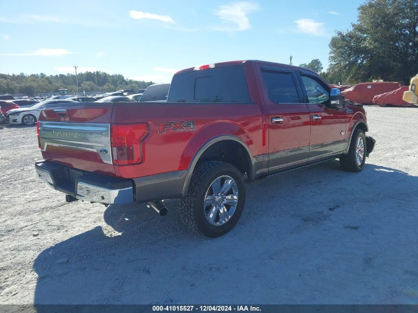 VIN 1FTEW1E4XKFB77239 2019 Ford F-150, King Ranch no.4