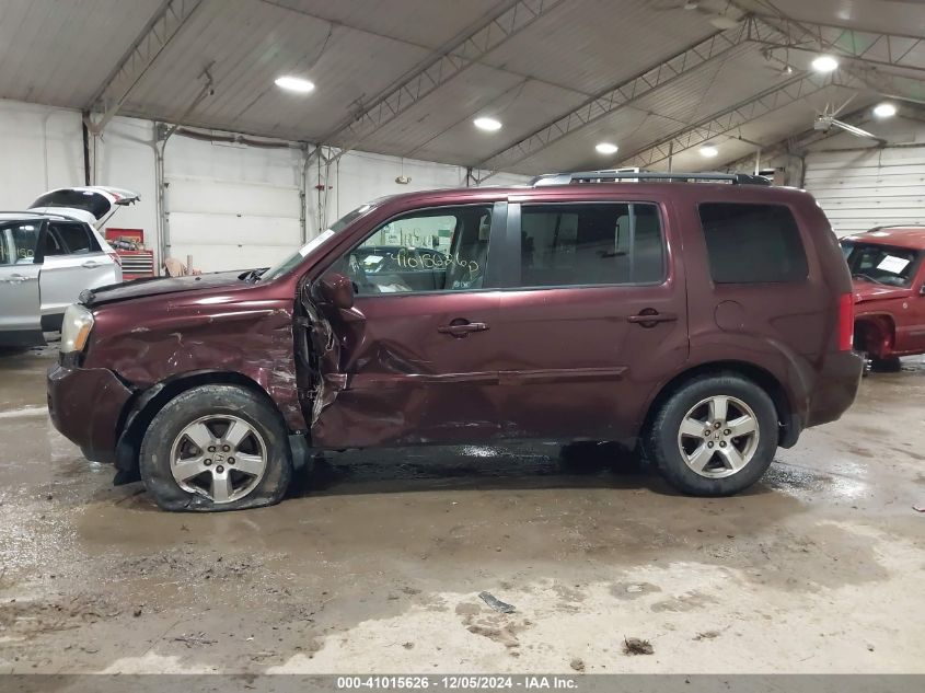 2010 Honda Pilot Ex-L VIN: 5FNYF4H60AB038098 Lot: 41015626