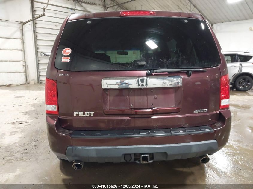 2010 Honda Pilot Ex-L VIN: 5FNYF4H60AB038098 Lot: 41015626