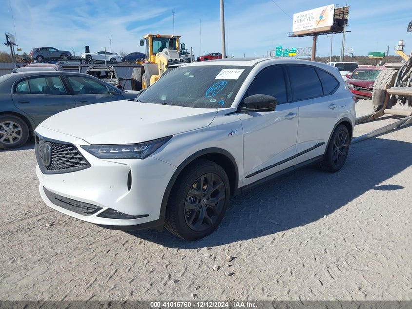 Vin: 5j8ye1h03pl011213, lot: 41505664, acura mdx a-spec 20232