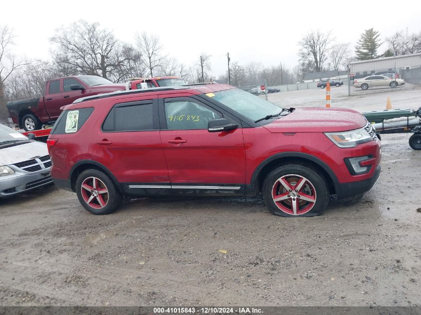 2017 Ford Explorer Xlt VIN: 1FM5K8D87HGA98375 Lot: 41015843