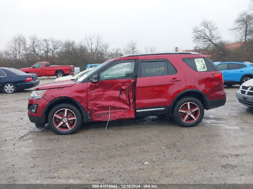 2017 Ford Explorer Xlt VIN: 1FM5K8D87HGA98375 Lot: 41015843