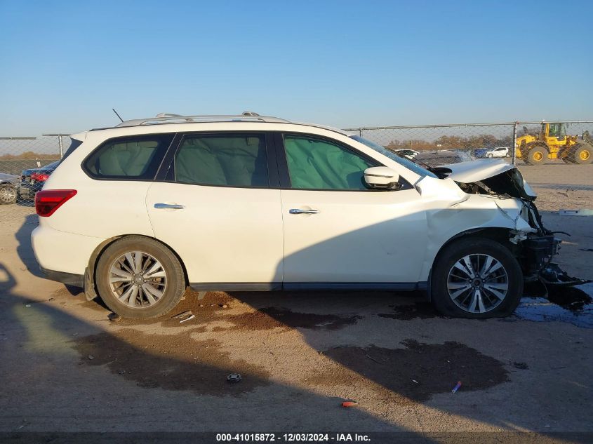 2017 Nissan Pathfinder Sl VIN: 5N1DR2MN1HC907225 Lot: 41015872