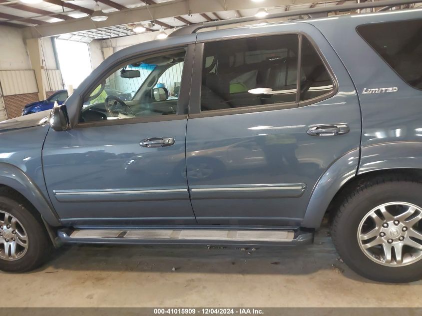 2007 Toyota Sequoia Limited V8 VIN: 5TDZT38A47S293924 Lot: 41015909