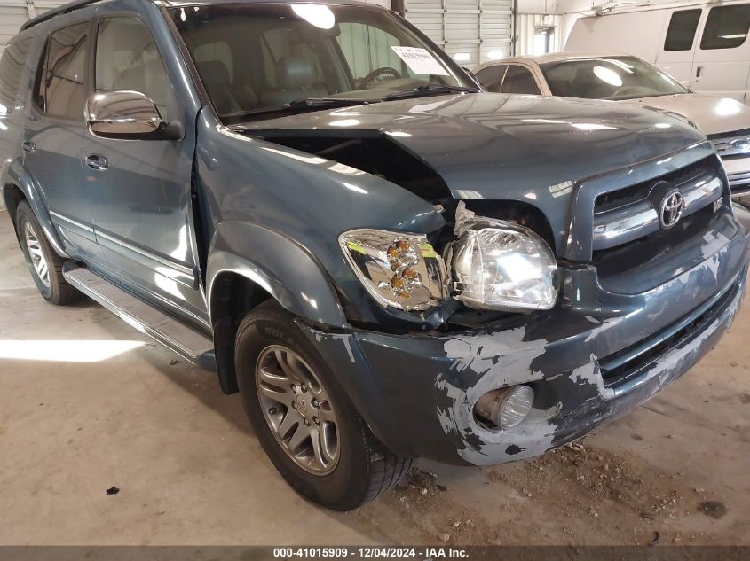 2007 Toyota Sequoia Limited V8 VIN: 5TDZT38A47S293924 Lot: 41015909