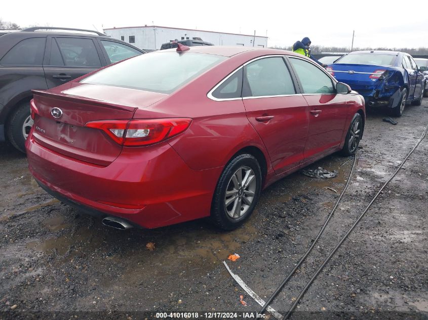 VIN 5NPE24AF8GH399845 2016 Hyundai Sonata no.4