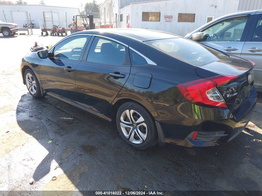 2018 HONDA CIVIC VIN: 19XFC2F5XJE041454