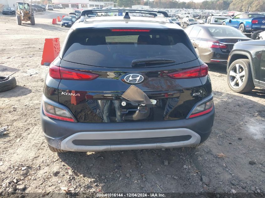 2022 Hyundai Kona Sel VIN: KM8K6CAB7NU831161 Lot: 41016144