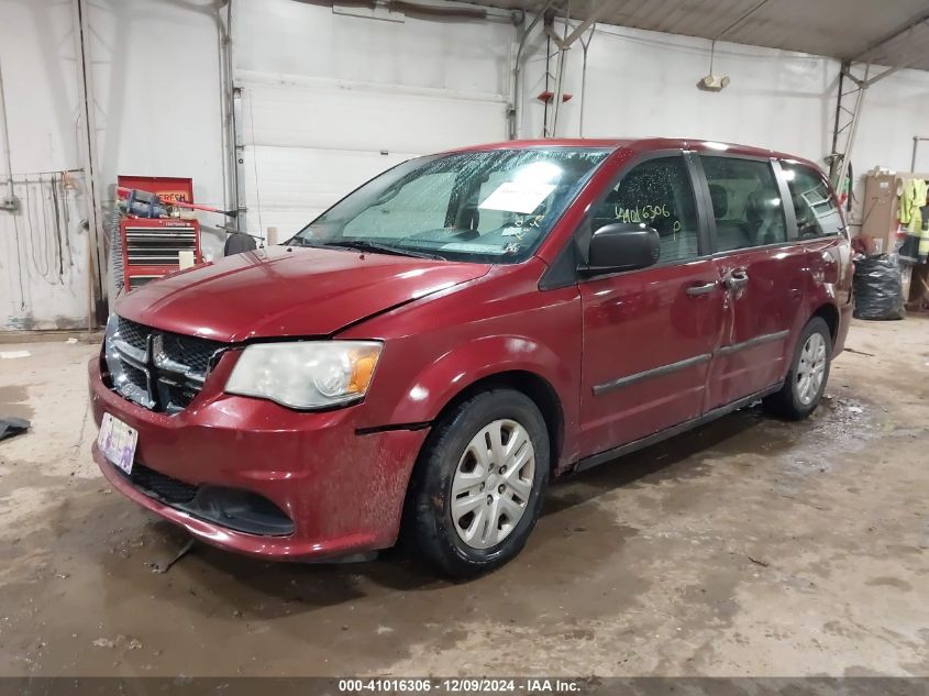 VIN 2C4RDGBG9ER130600 2014 DODGE GRAND CARAVAN no.2