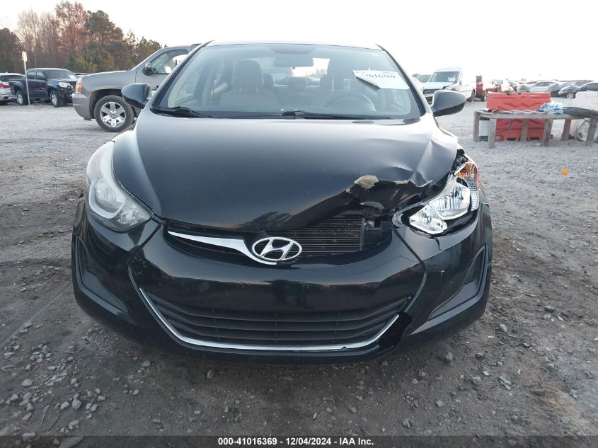 2016 Hyundai Elantra Se VIN: KMHDH4AE6GU575486 Lot: 41016369