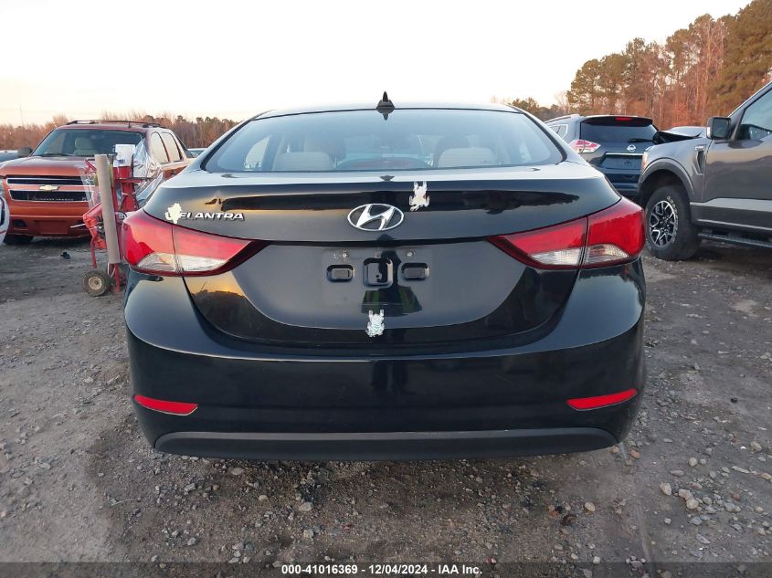 VIN KMHDH4AE6GU575486 2016 Hyundai Elantra, SE no.16