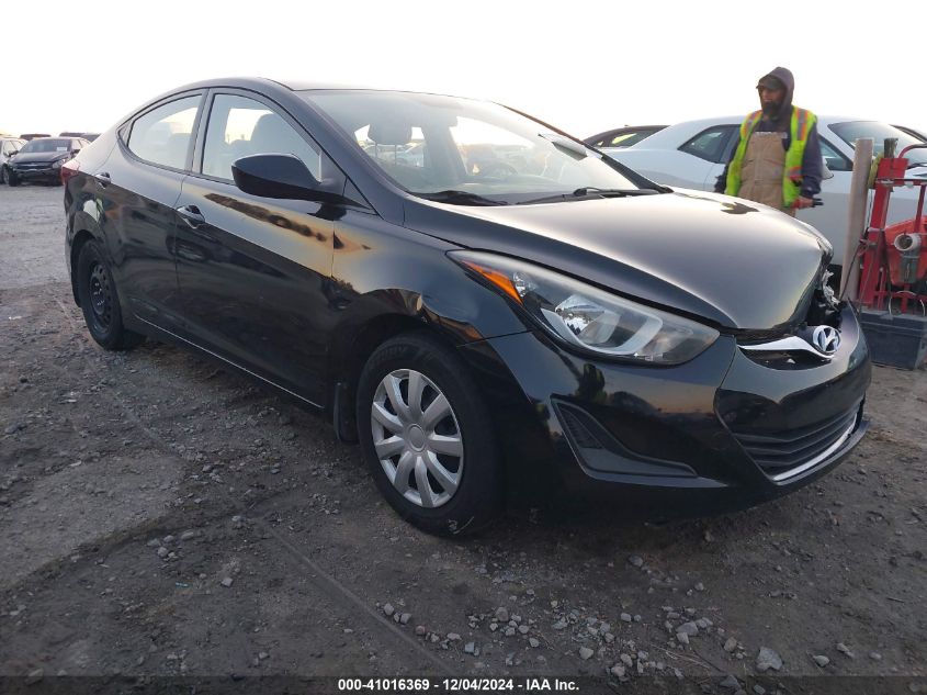 VIN KMHDH4AE6GU575486 2016 Hyundai Elantra, SE no.1