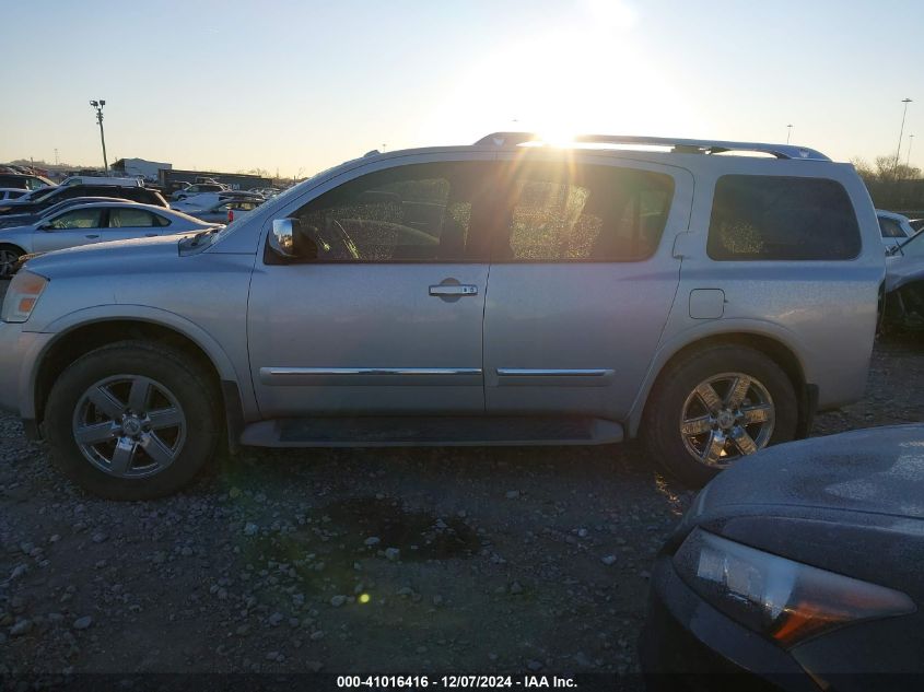 2010 Nissan Armada Platinum VIN: 5N1AA0NE8AN623937 Lot: 41016416