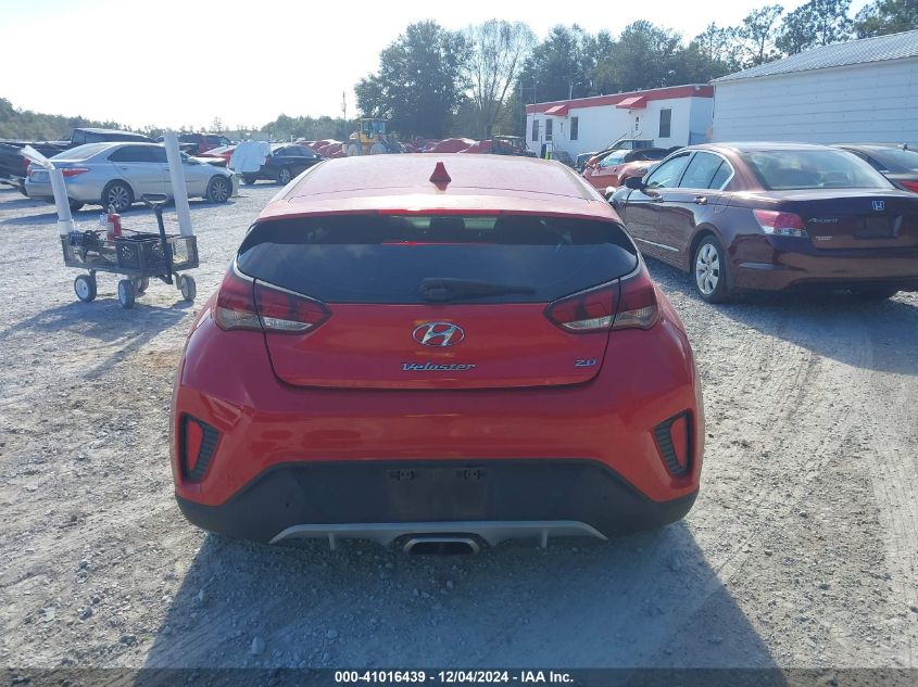 2019 Hyundai Veloster 2.0 VIN: KMHTG6AF4KU016305 Lot: 41016439