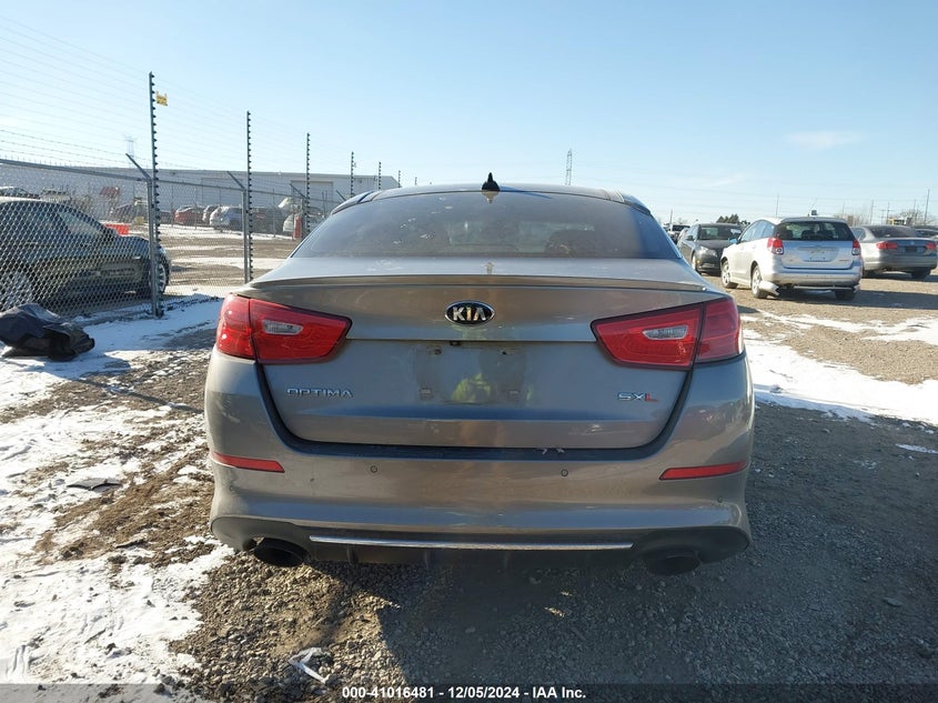 2015 KIA OPTIMA VIN: 5XXGR4A66FG457787