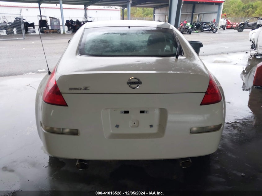 2006 NISSAN 350Z VIN: JN1AZ34D86M307042
