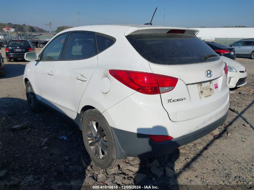 VIN KM8JT3AF0EU844129 2014 Hyundai Tucson, Gls no.3