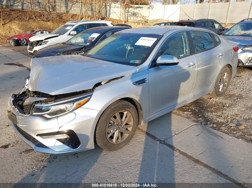 VIN 5XXGT4L35KG322587 2019 KIA OPTIMA no.2