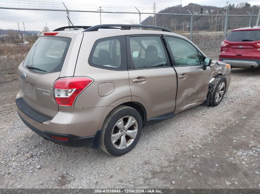 VIN JF2SJABCXFH598242 2015 Subaru Forester, 2.5I no.4