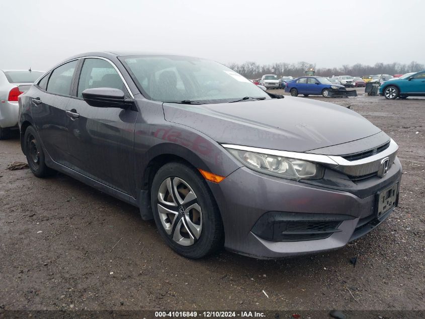 VIN 19XFC2F56GE004085 2016 Honda Civic, LX no.1