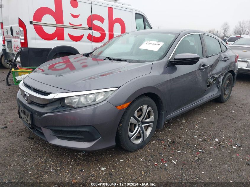 VIN 19XFC2F56GE004085 2016 Honda Civic, LX no.2