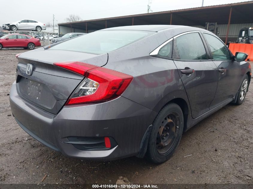 VIN 19XFC2F56GE004085 2016 Honda Civic, LX no.4