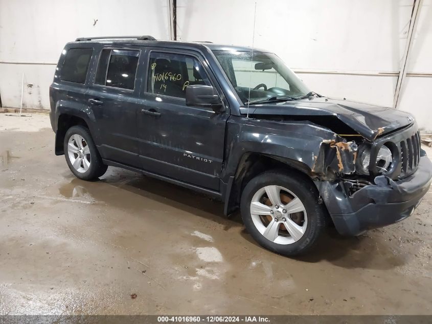 VIN 1C4NJRFBXED855739 2014 JEEP PATRIOT no.1