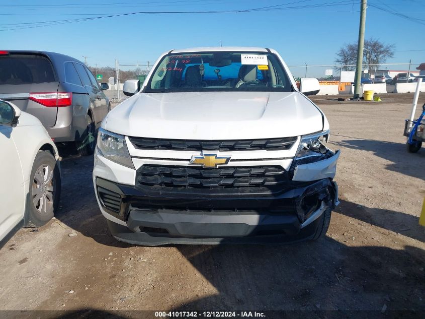 2021 Chevrolet Colorado 2Wd Short Box Wt VIN: 1GCGSBEN2M1111612 Lot: 41017342