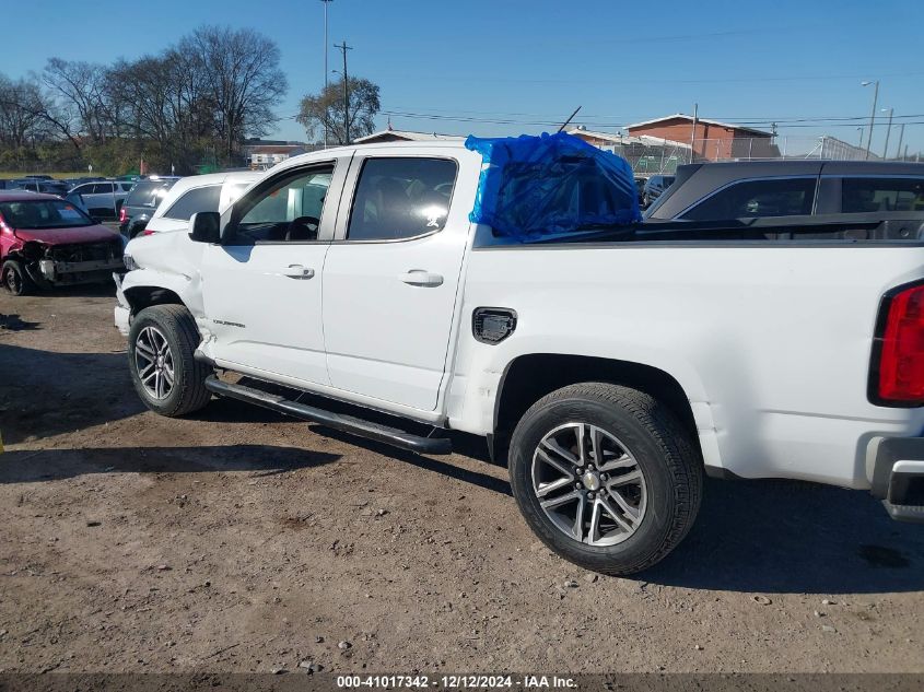 2021 Chevrolet Colorado 2Wd Short Box Wt VIN: 1GCGSBEN2M1111612 Lot: 41017342