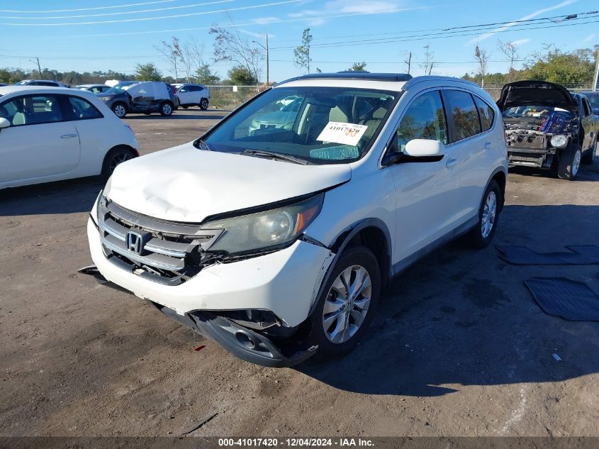 VIN 5J6RM3H76EL028643 2014 Honda CR-V, Ex-L no.2