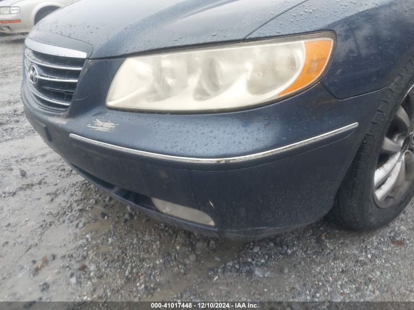 2006 Hyundai Azera Limited/Se VIN: KMHFC46F36A107059 Lot: 41017448