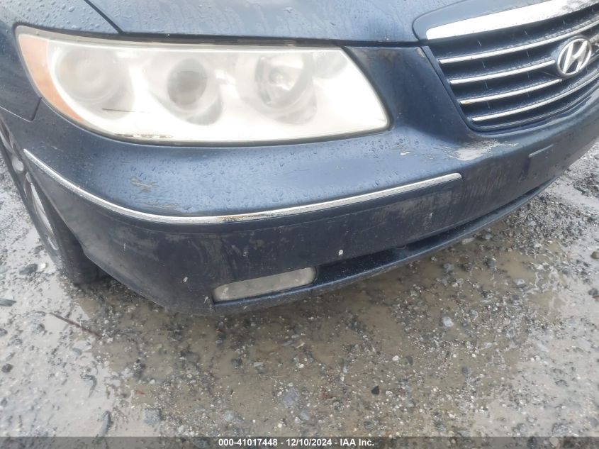 2006 Hyundai Azera Limited/Se VIN: KMHFC46F36A107059 Lot: 41017448