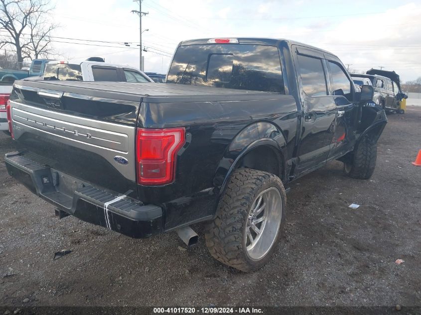 VIN 1FTEW1EG3HFA93881 2017 Ford F-150, Limited no.4