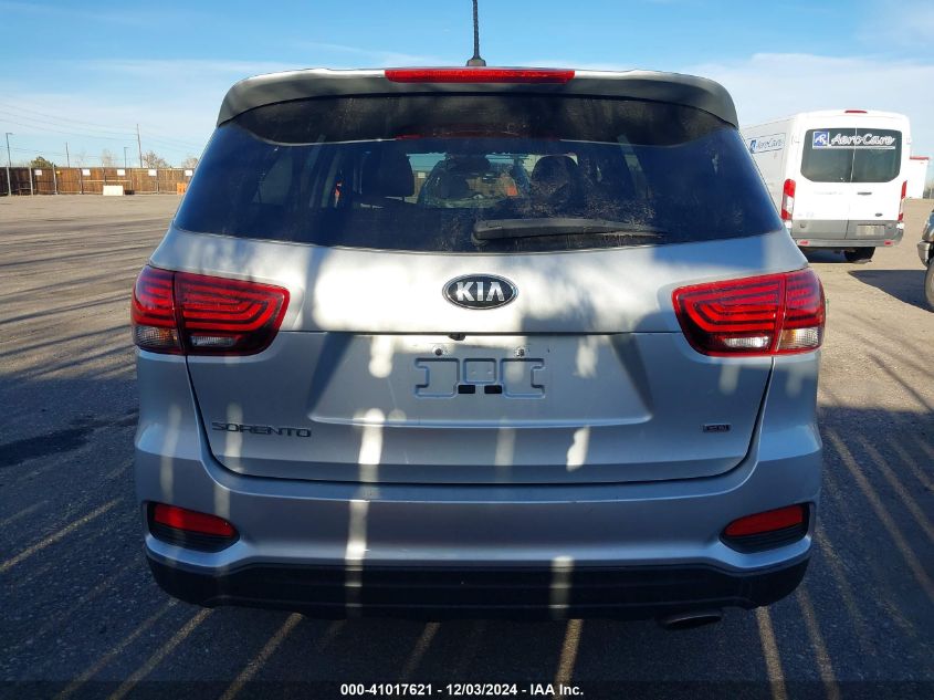 2020 Kia Sorento 2.4L Lx VIN: 5XYPG4A39LG641754 Lot: 41017621