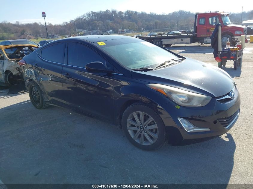 VIN KMHDH4AE9FU285936 2015 Hyundai Elantra, SE no.1