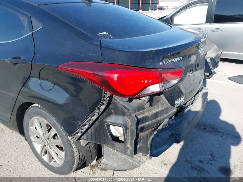 VIN KMHDH4AE9FU285936 2015 Hyundai Elantra, SE no.6