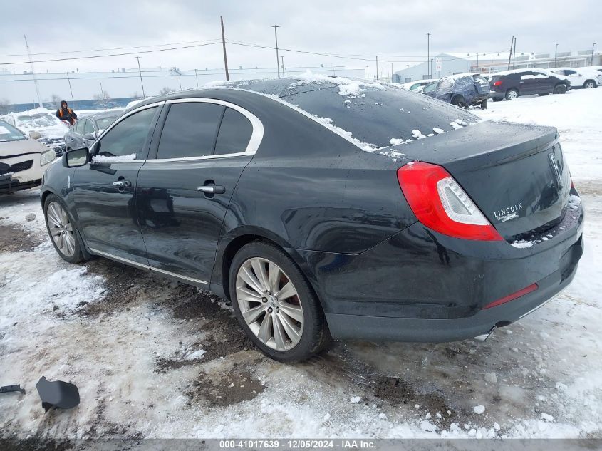 VIN 1LNHL9FT8DG609667 2013 Lincoln MKS, Ecoboost no.3