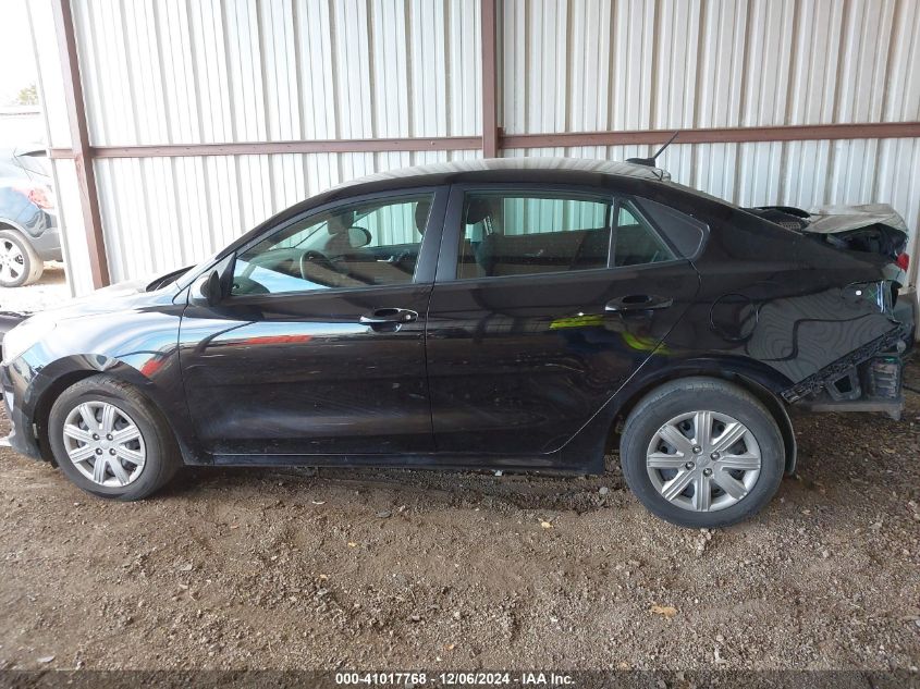 2022 Kia Rio S VIN: 3KPA24AD6NE449771 Lot: 41017768