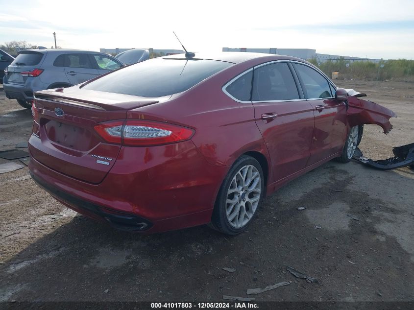 VIN 3FA6P0K96ER354636 2014 FORD FUSION no.4