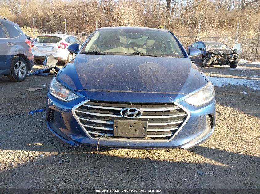 2018 HYUNDAI ELANTRA VIN: 5NPD74LFXJH359445