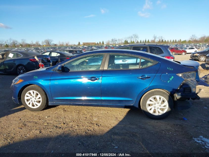 2018 HYUNDAI ELANTRA VIN: 5NPD74LFXJH359445