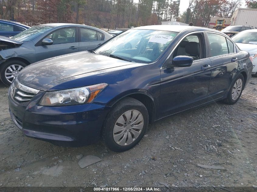 2011 Honda Accord 2.4 Lx VIN: 1HGCP2F37BA050401 Lot: 41017966