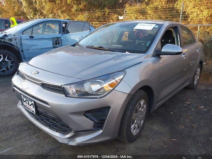 VIN 3KPA24AD7ME366610 2021 KIA Rio, S no.2