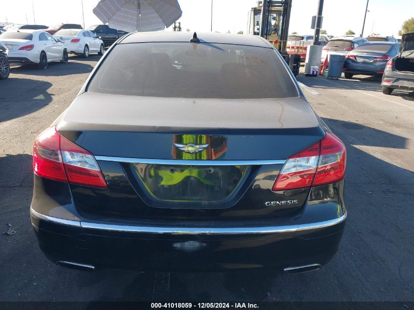 2012 Hyundai Genesis 3.8 VIN: KMHGC4DD0CU201447 Lot: 41018059