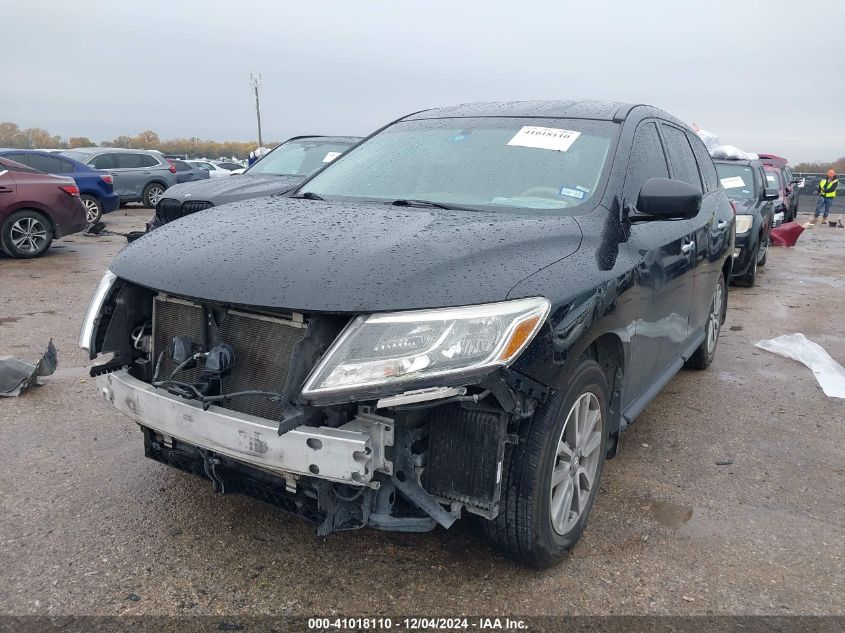 2015 Nissan Pathfinder S VIN: 5N1AR2MN2FC613512 Lot: 41018110