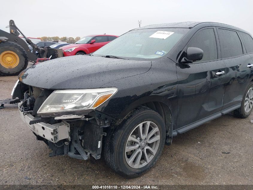 2015 Nissan Pathfinder S VIN: 5N1AR2MN2FC613512 Lot: 41018110