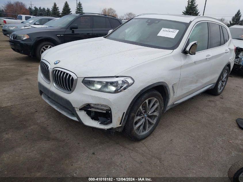 VIN 5UXTR9C57KLP85213 2019 BMW X3, Xdrive30I no.2