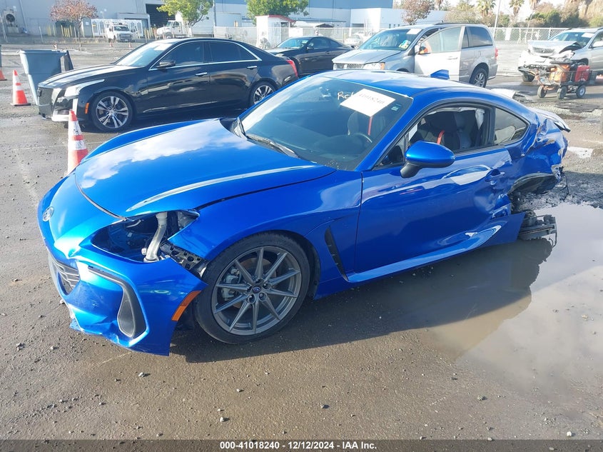 2022 SUBARU BRZ 2.4L H-4 DI, DOHC, V(VIN: JF1ZDBF14N8701758